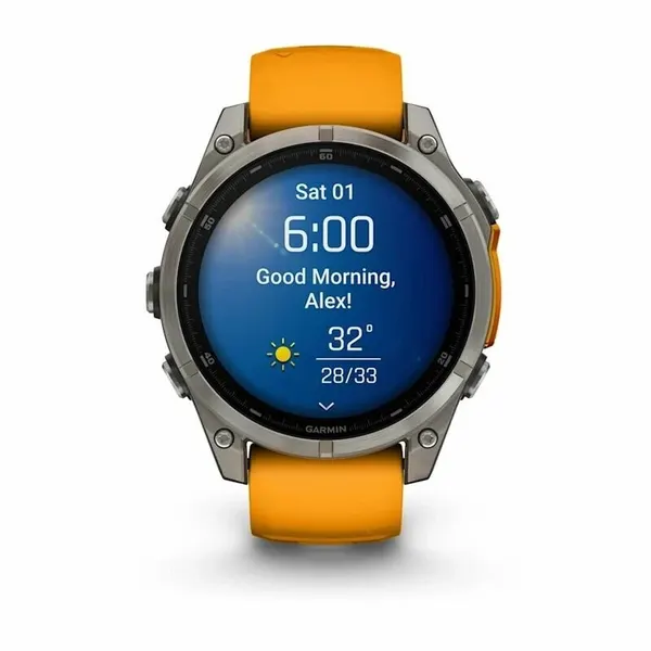 Смарт-часы Garmin Fenix 8, AMOLED, сапфировое стекло, Bluetooth, NFC