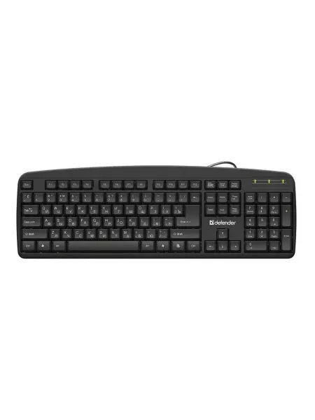 DEFENDER Клавиатура мембранная проводная Office HB-910 black