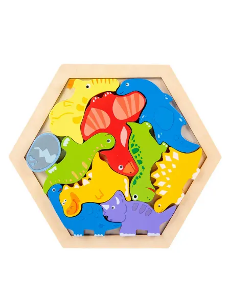 Wooden Toys Пазл объемный 3D Деревянная развивающая игрушка