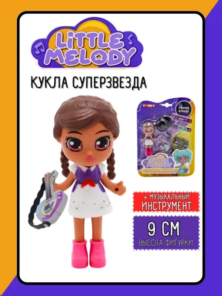 Funky Toys Кукла с музыкальными инструментами 8 см