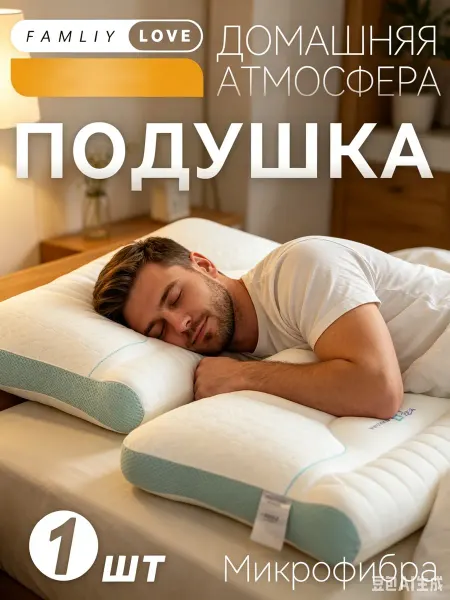 Ортопедическая подушка 60*40