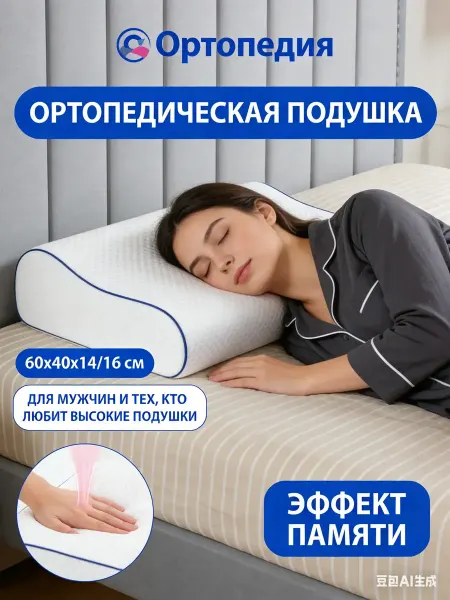 Dorez Подушка ортопедическая с эффектом памяти 60×40