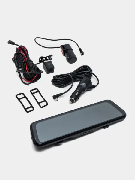 Видеорегистратор Teyes Q8, 4K, с Wi-Fi, Adas, Bsd, 3 камеры, сенсорное управление, черный