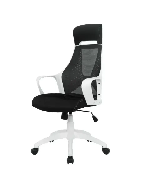 Кресло BN_Hg_EChair-578 TC сетка ткань черный, пластик черны