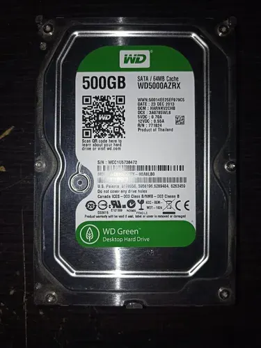 Western Digital 500 ГБ Внутренний жесткий диск WD5000AZRX 7200rpm 64мб SATA 6gb/s, 3.5", 7200 об/мин, SATA III