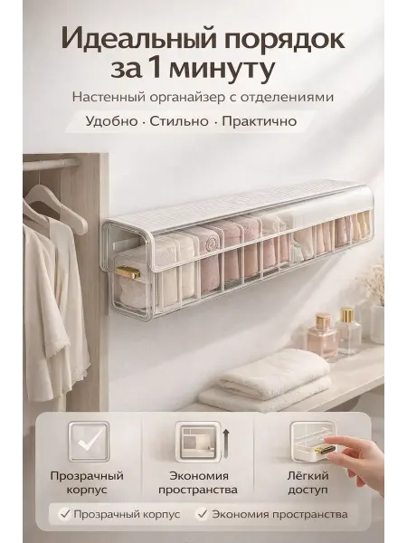 МОСС555 Настенный органайзер для хранения вещей