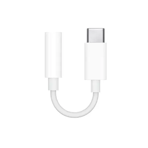 Apple Кабель-переходник 3.5 мм Jack - USB Type-C, белый (MU7E2ZM/A)