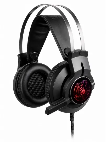 Игровая гарнитура BLOODY G430 с микрофоном, RGB, 3.5 мм + USB, для ПК и ноутбука