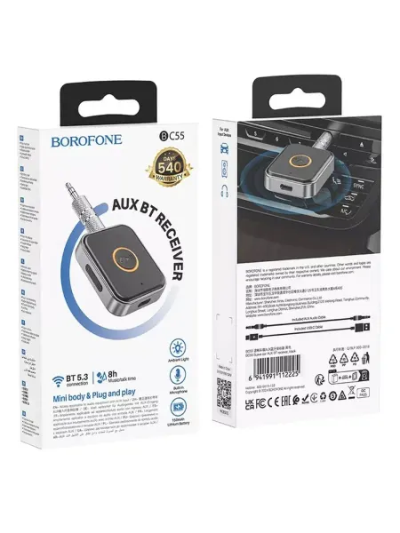 Беспроводной адаптер для авто с Bluetooth 5.3