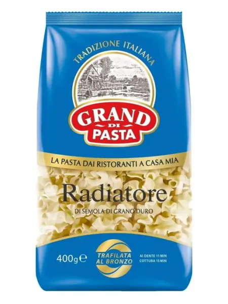 Grand di Pasta Макароны Радиаторе 0,4 кг, 3 шт