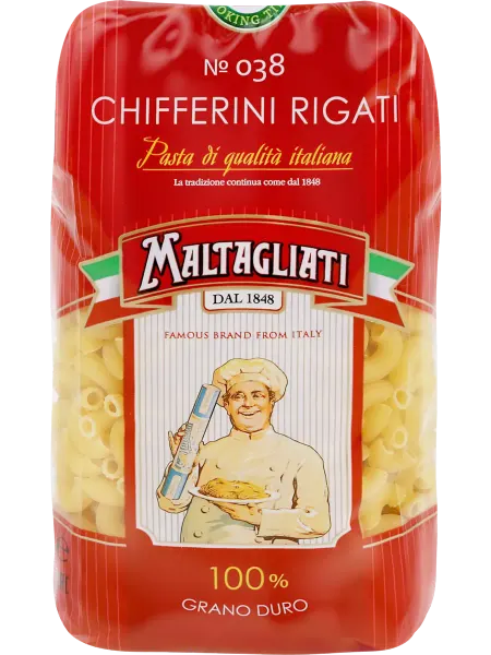 Maltagliati Макароны Chifferini Rigati № 038, 450г