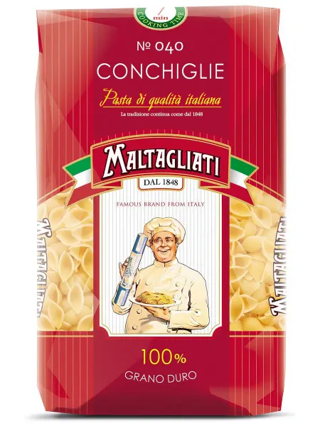 Maltagliati Макаронные изделия 040 ракушка мелкая, 450г