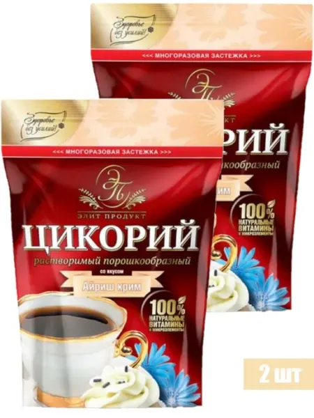 Элит продукт Цикорий растворимый со вкусом Айриш крим, 100 г