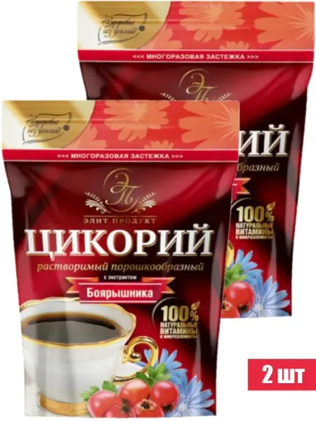 Элит продукт Цикорий растворимый с экстрактом боярышника, 100 г