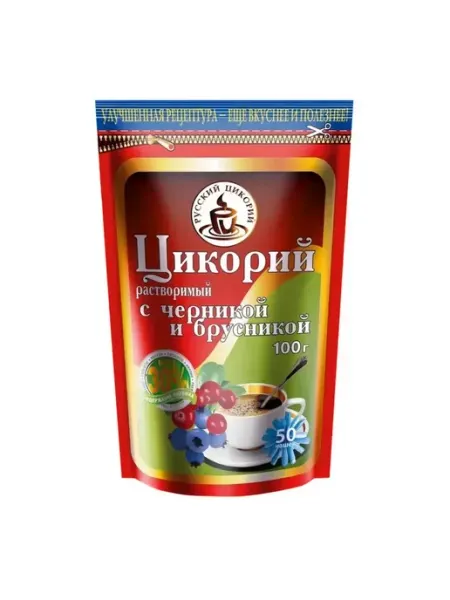 Русский цикорий Цикорий с черникой и брусникой 100г
