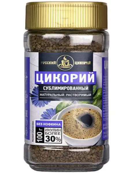 Русский цикорий Цикорий растворимый Сублимированный 100г