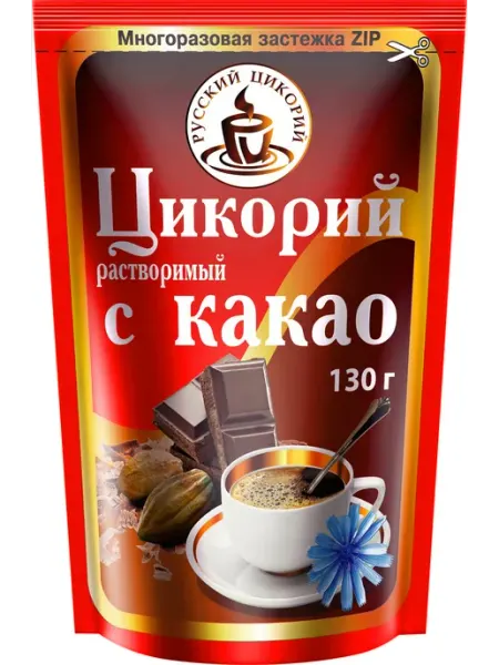 Русский цикорий Цикорий с добавлением какао, 130г