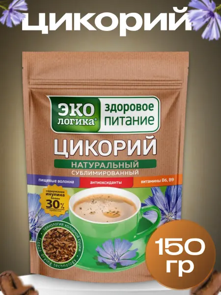 Эко Логика Сублимированный цикорий растворимый, 150 г