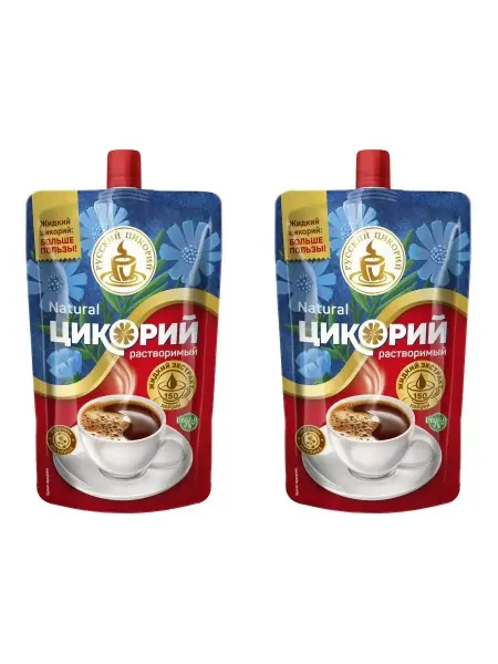 Русский цикорий Цикорий жидкий 300 грамм, 2 упаковки