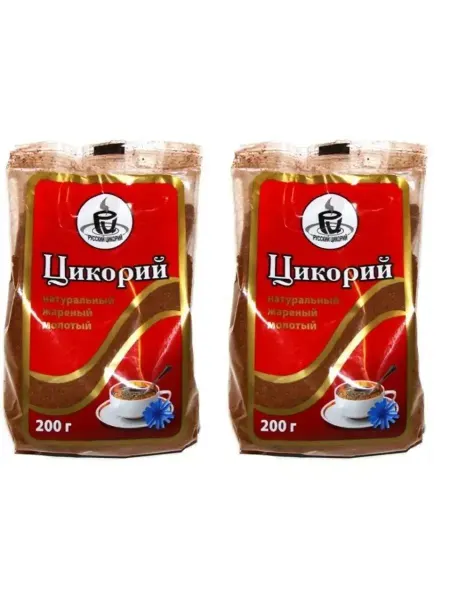 Русский цикорий Цикорий молотый, 2у п по 200 г