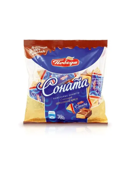 Победа Вкуса Конфеты вафельные "Соната", 200 г