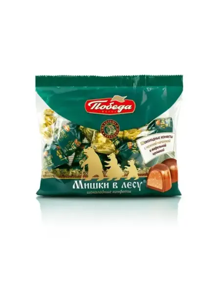 Победа Вкуса Конфеты шоколадные "Мишки в леcу", 200г