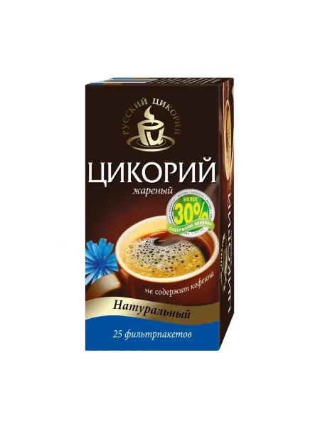 Русский цикорий Цикорий жареный натуральный 25 пак х 2г, 50г