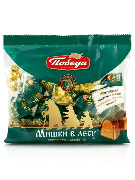 Победа Вкуса Конфеты шоколадные "Мишки в леcу", 250 г
