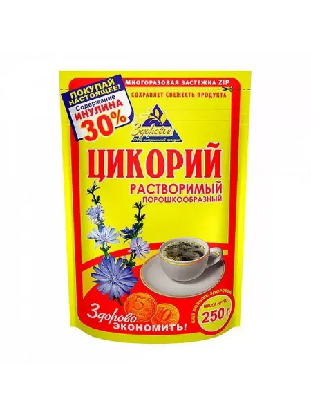 ЗДОРОВЬЕ Цикорий растворимый, 250 г