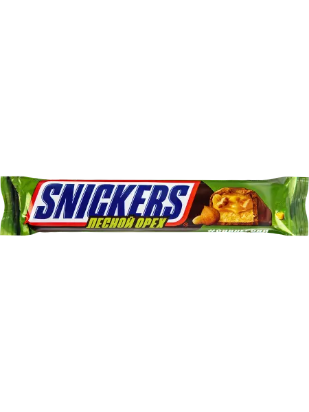 Snickers Батончик шоколадный Лесной орех, 81г x 3