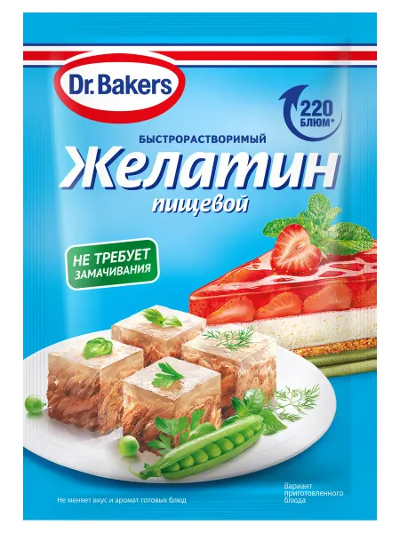 Dr.Bakers Желатин пищевой 30 г - x 1шт