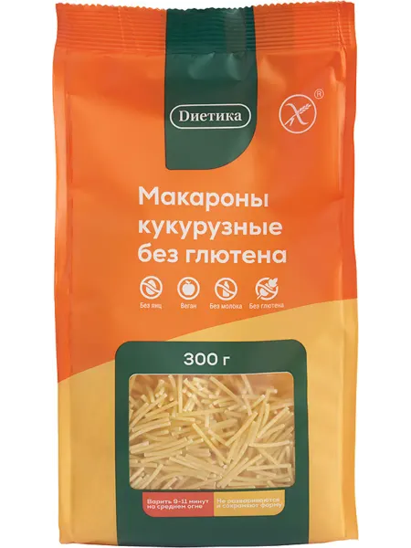 Диетика Макароны без глютена 300 г