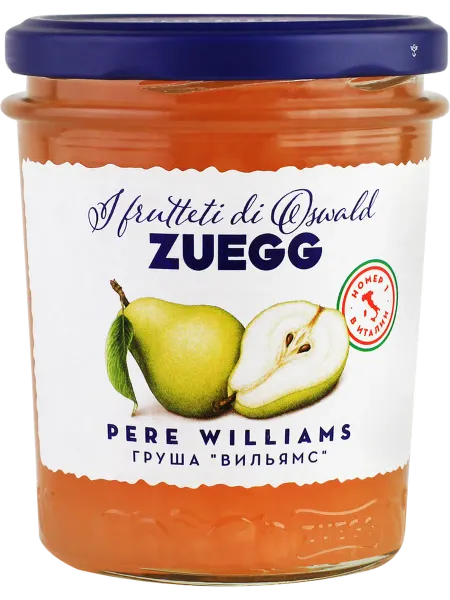 Zuegg Конфитюр Груша Вильямс, экстра, 320г, 1шт