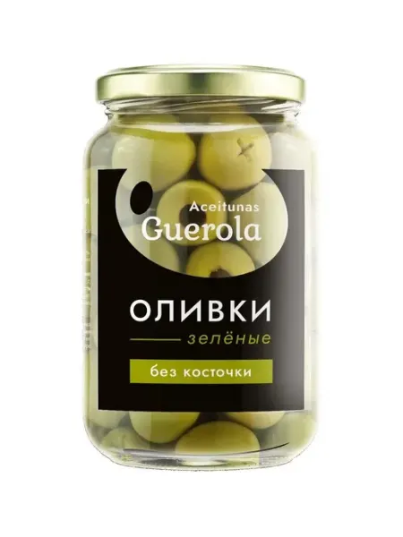 Guerola Оливки зеленые без косточки 340г