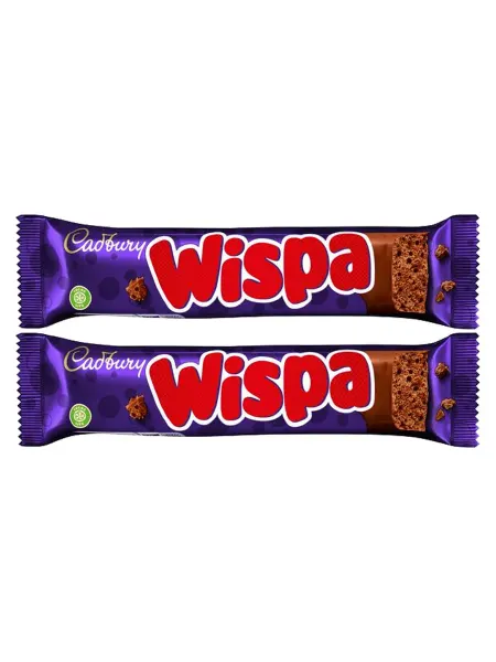 Cadbury Шоколадный батончик Wispa, воздушная, 6шт x 36г