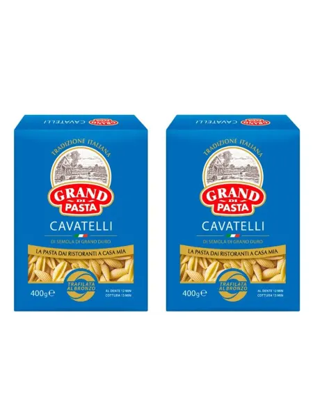 Grand di Pasta Макаронные изделия Кавателли в коробочке, 400 г, 2 шт