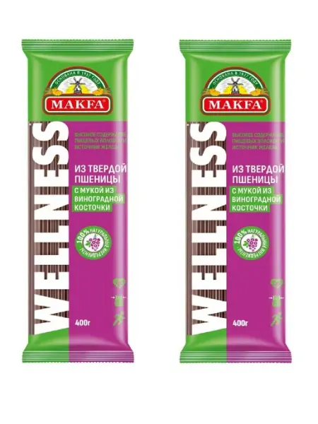 Makfa Макароны Спагетти с виноградной косточкой, 400г