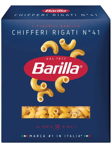 Макароны Chifferi rigati n.41, группа А высший сорт, 450г