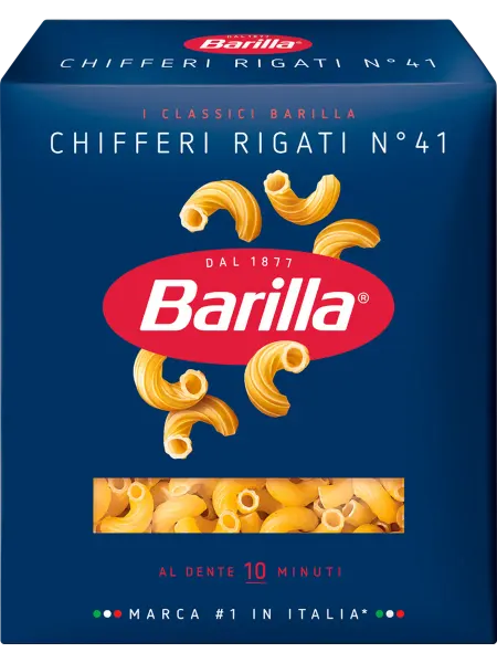 Макароны BARILLA Chifferi rigati n.41, группа А высший сорт