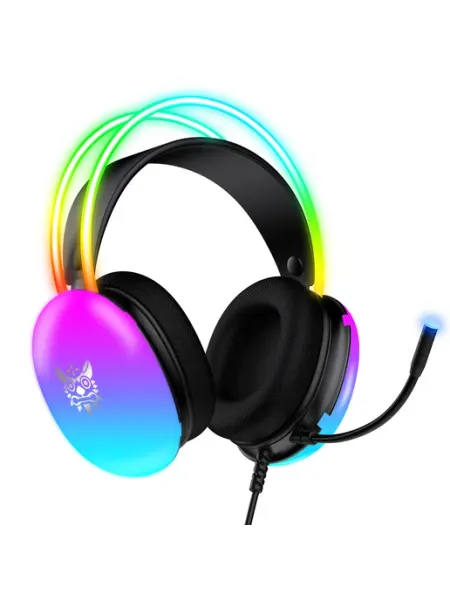 ONIKUMA Игровые наушники с подсветкой и микрофоном Х25 3.5мм USB