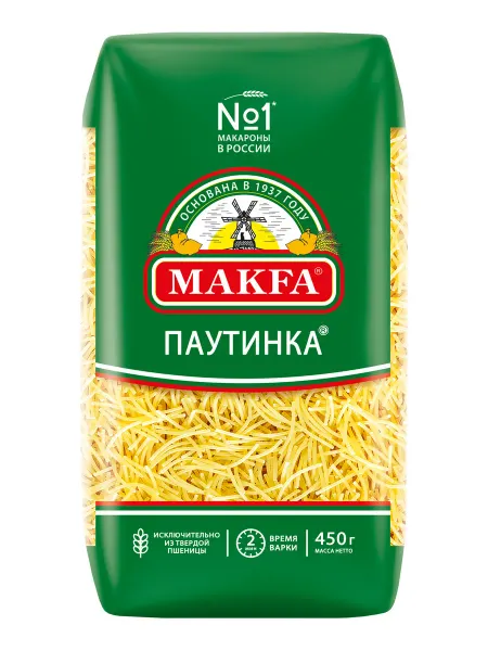 Макароны Вермишель тонкая высший сорт, 450г