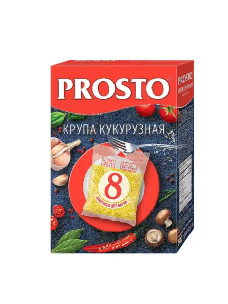 Prosto Крупа кукурузная 8 п х 62.5 г 500 г
