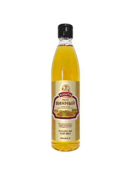 Кинто Уксус винный из белого вина 520г