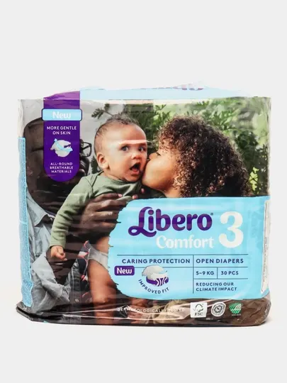 Подгузники Libero Comfort 3, 5-9 кг, 30 шт