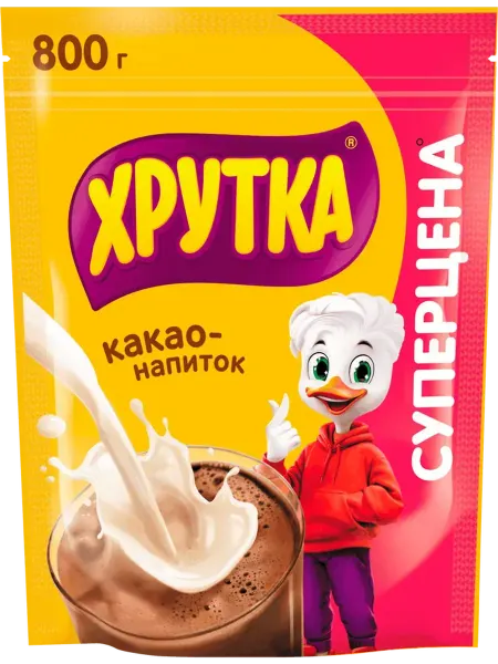 Какао-напиток быстрорастворимый ХРУТКА, 800г