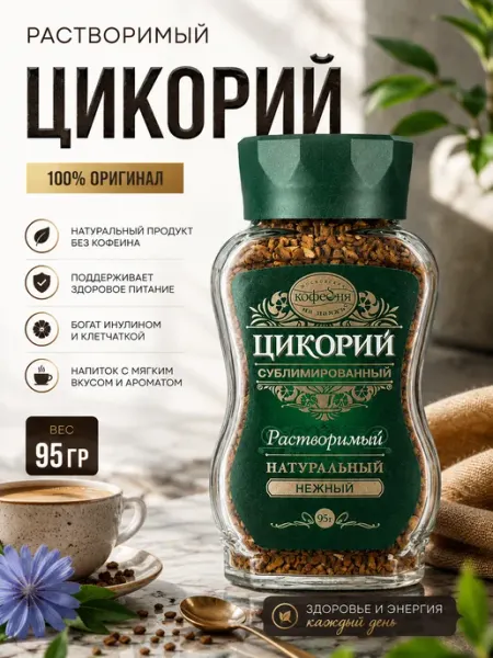 МОСКОВСКАЯ КОФЕЙНЯ НА ПАЯХЪ Цикорий Нежный, 95г