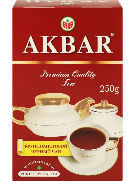 Чай черный AKBAR Цейлонский байховый листовой