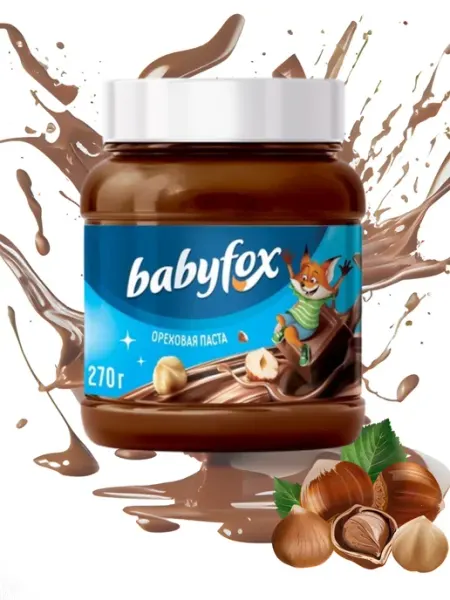 KDV BabyFox шоколадно ореховая паста
