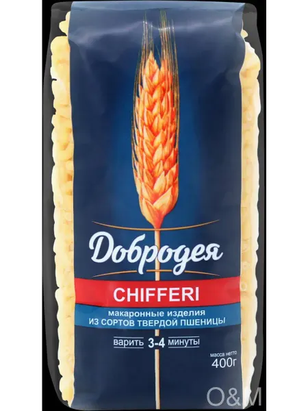 Макароны ДОБРОДЕЯ Chifferi группа А высший сорт