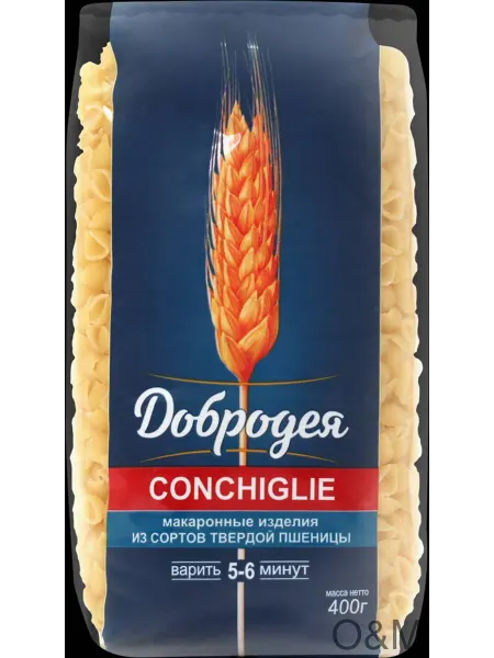 Макароны ДОБРОДЕЯ Conchiglie группа А высший 6шт